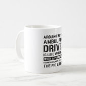 Beste Ambulance Driver Paramedic Emergency Funny Koffiemok (Voorkant links)
