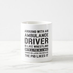 Beste Ambulance Driver Paramedic Emergency Funny Koffiemok