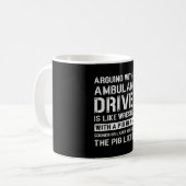 Beste Ambulancechauffeur Paramedische Noodhulp EMS Koffiemok (Voorkant links)