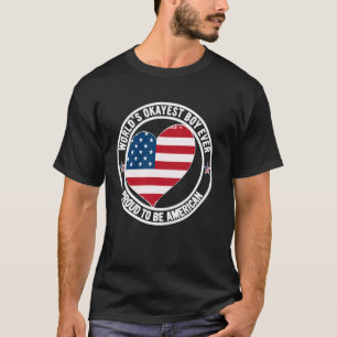 Beste Amerikaanse Broer Bevorderd Tot Broer Okéste T-shirt