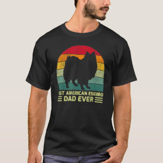 Beste Amerikaanse Eskimo Papa Ever Vaderdag T-shirt