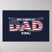 Beste Amerikaanse papa ooit Poster (Voorkant)