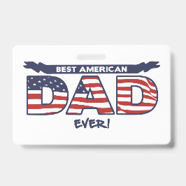 Beste Amerikaanse vader ooit Badge