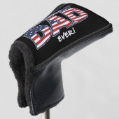Beste Amerikaanse vader ooit Golfheadcover (3/4 voorkant)