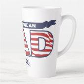 Beste Amerikaanse vader ooit Latte Mok (Rechts)