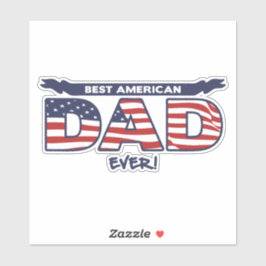 Beste Amerikaanse vader ooit Sticker