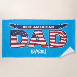 Beste Amerikaanse vader ooit Strandlaken