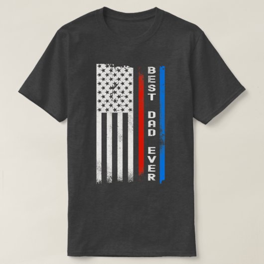Beste Amerikaanse vader ooit T-shirt (Design voorkant)
