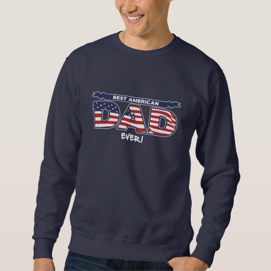 Beste Amerikaanse vader ooit Trui (Voorkant)