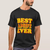 Beste Andy Ooit - Andy Voornaam Grappig T-shirt (Voorkant)