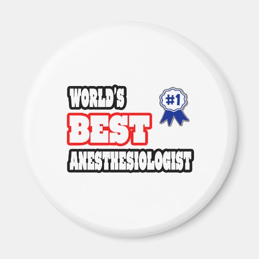 Beste anesthesioloog ter wereld magneet (Voorkant)