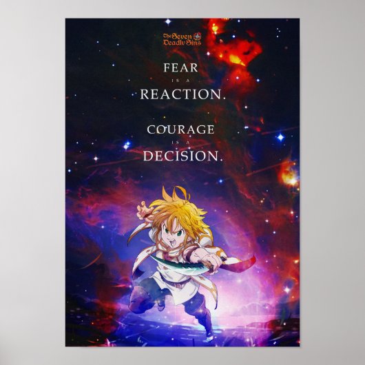 Beste Anime citeert over Courage Poster (Voorkant)