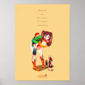 Beste Anime citeert over Familie en Vrienden Poster (Voorkant)