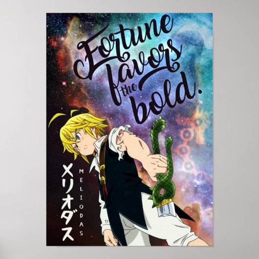 Beste Anime citeert over Fortune Poster (Voorkant)