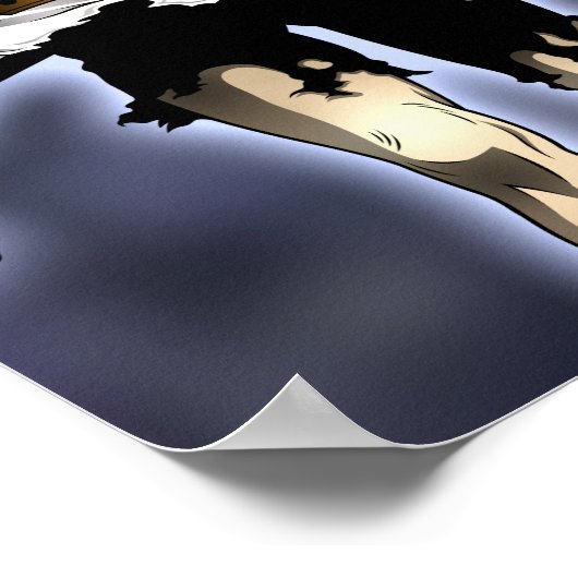 Beste Anime citeert over het niet opgeven Poster (Hoek)