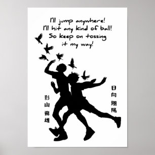 Beste Anime citeert over Volleyball Poster