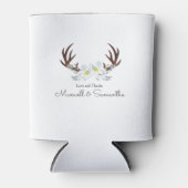 Beste Antler Rustic Wedding Blikjeskoeler (Voorkant)