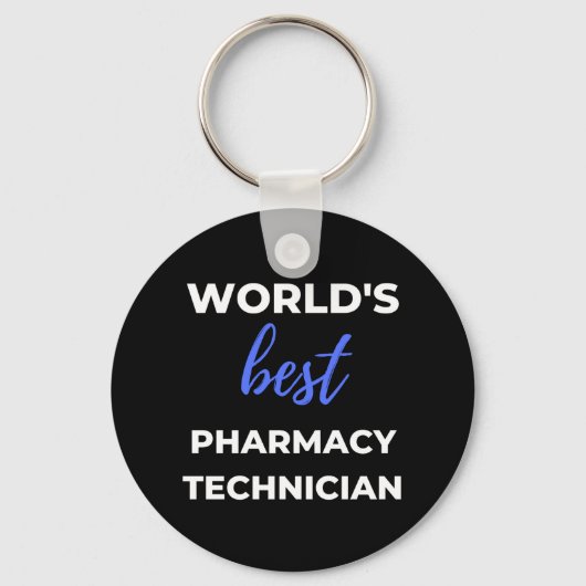 Beste Apotheekassistent Ter Wereld Sleutelhanger (Voorkant)