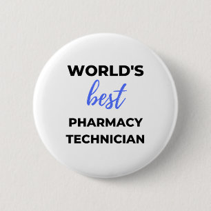 Beste Apotheektechnicus ter Wereld 2 Ronde Button 5,7 Cm