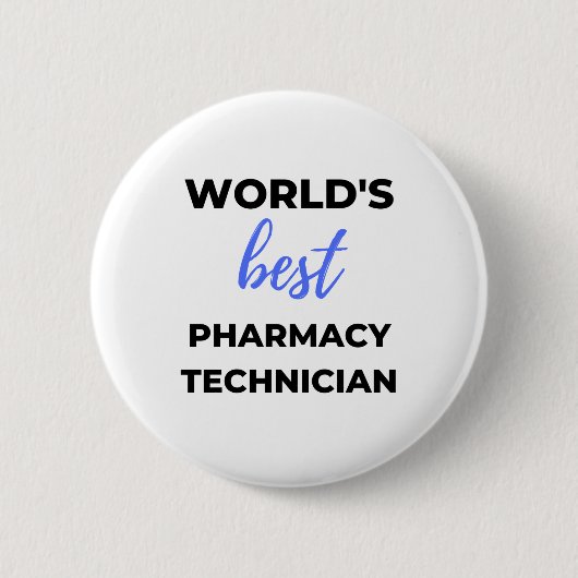 Beste Apotheektechnicus ter Wereld 2 Ronde Button 5,7 Cm (Voorkant)
