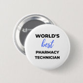 Beste Apotheektechnicus ter Wereld 2 Ronde Button 5,7 Cm (Voorkant /achterkant)