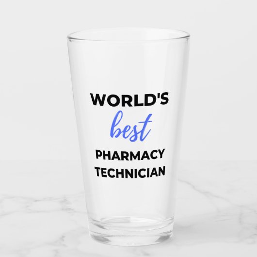 Beste apotheker 2 ter wereld glas (Voorkant)