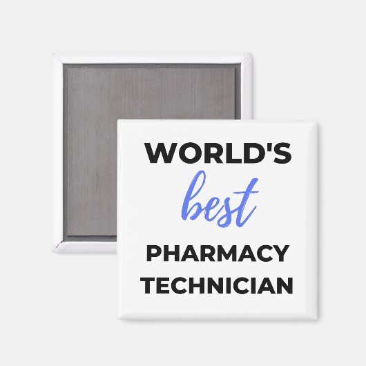 Beste apotheker 2 ter wereld magneet (Voorkant / Achterkant)