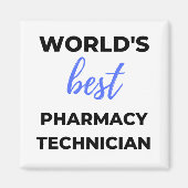 Beste apotheker 2 ter wereld magneet (Voorkant)