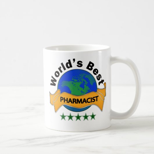 Beste apotheker ter wereld koffiemok (Rechts)