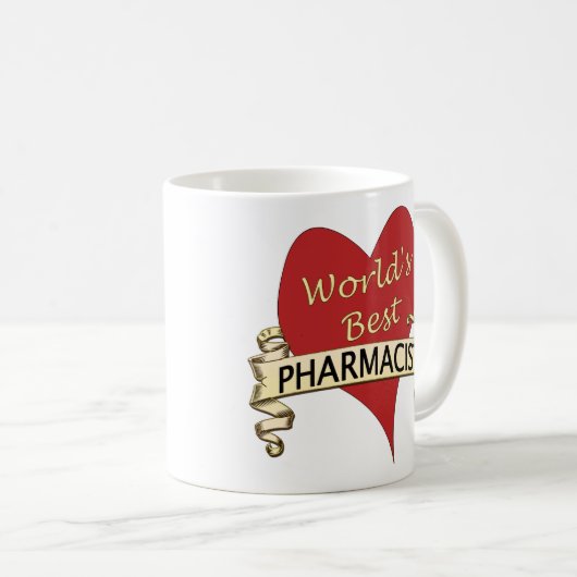 Beste apotheker ter wereld koffiemok (Voorkant rechts)