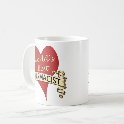 Beste apotheker ter wereld koffiemok (Voorkant links)