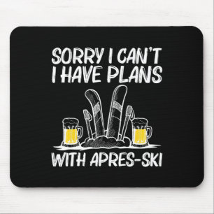 Beste Après Ski Kunst Voor Mannen Vrouwen Skien Sk Muismat