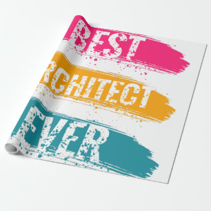 Beste architect ooit cadeaupapier