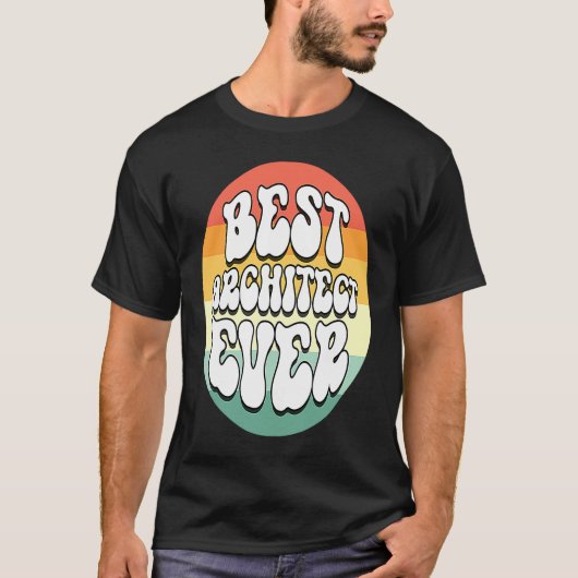 Beste Architect ooit Constructor Geweldige Cute Co T-shirt (Voorkant)
