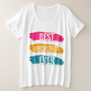Beste architect ooit grote maat t-shirt