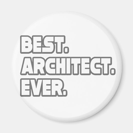 Beste architect ooit magneet (Voorkant)