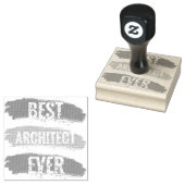 Beste architect ooit rubberstempel (Gestempeld)