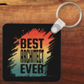 BESTE ARCHITECT Ooit Sleutelhanger (Achterkant)