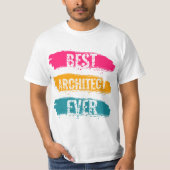 Beste architect ooit t-shirt (Voorkant)