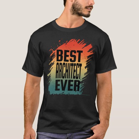 BESTE ARCHITECT OOIT T-SHIRT (Voorkant)