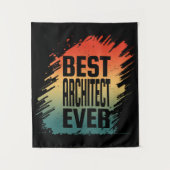 BESTE ARCHITECT Ooit Wandkleed (Voorkant)