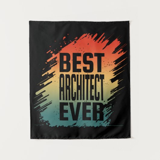 BESTE ARCHITECT Ooit Wandkleed (Voorkant)