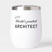 Beste architect ter wereld - aangepaste typografie (Achterkant)