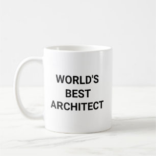 Beste architect ter wereld Grappig collega cadeau Koffiemok