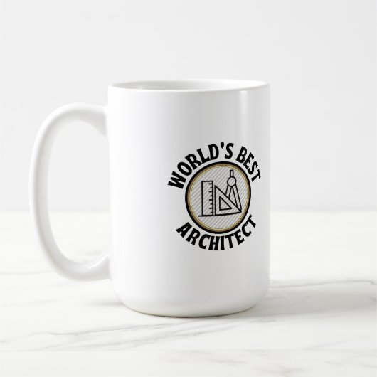 beste architect ter wereld koffiemok (Links)