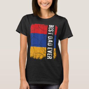 Beste Armeense vader ooit Armeense vlag Vaderdag T-shirt