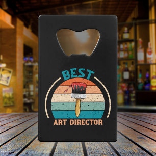 Beste Art Director Retro - Film Crew Gift Creditkaart Flessenopener