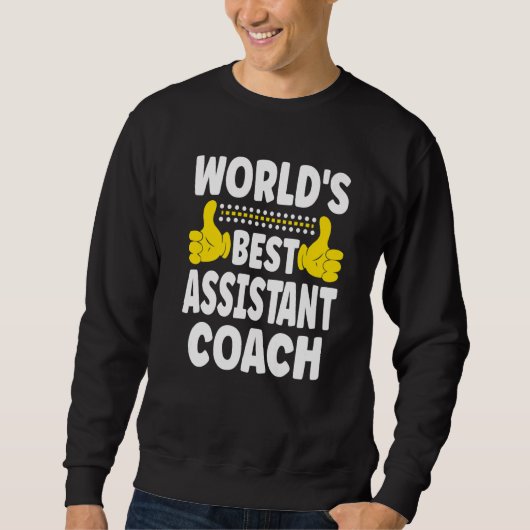 Beste assistent-coach ter wereld  Functietitel Ass Trui (Voorkant)