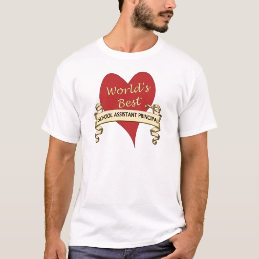 Beste assistent-directeur ter wereld t-shirt (Voorkant)