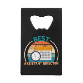 Beste Assistent Regisseur - Film Crew Gift Creditkaart Flessenopener (Voorkant)